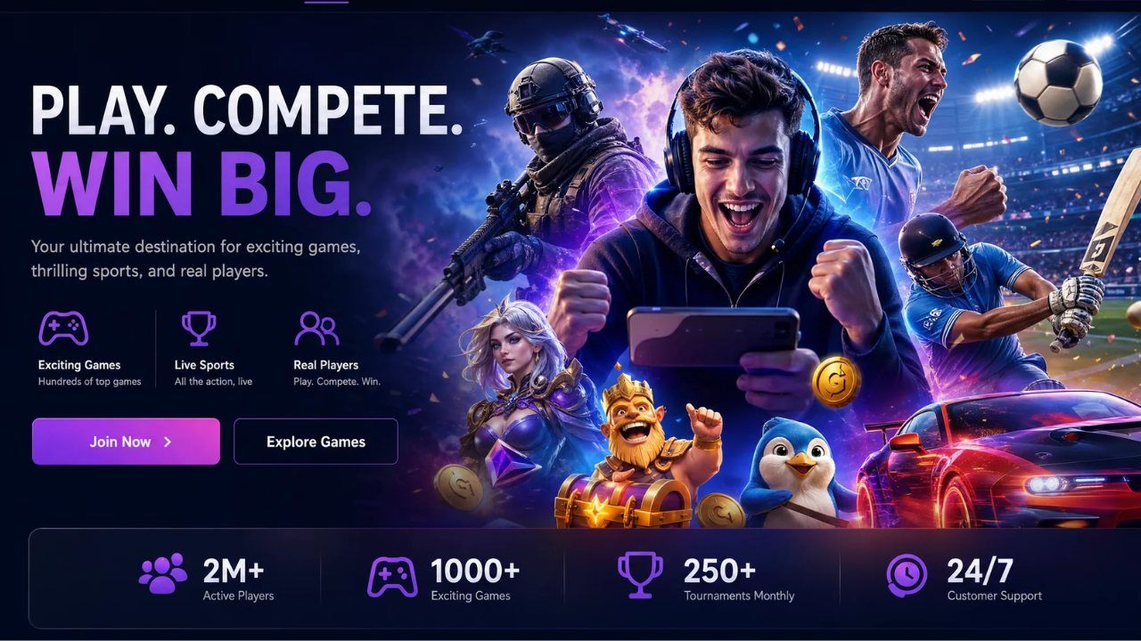 Casino and sports promotional visual